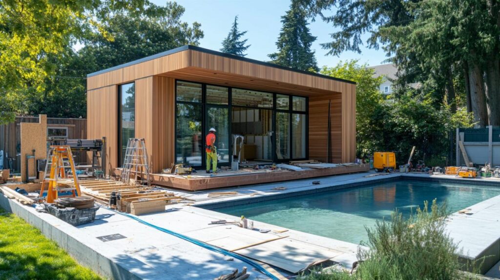 Guía completa para construir su casa de piscina con madera: seguridad y diseño