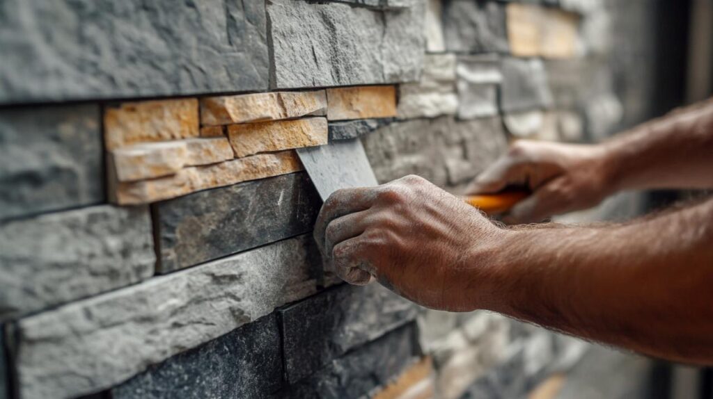 ¿Cómo revestir una pared con piedra decorativa? Paso a paso y trucos de iluminación para destacar la textura